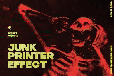 Junk Printer Photo Effect - Add-Ons