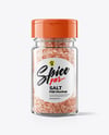 Glass Jar with Pink Salt Mockup