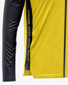 Full-Zip Long Sleeve Jersey Mockup