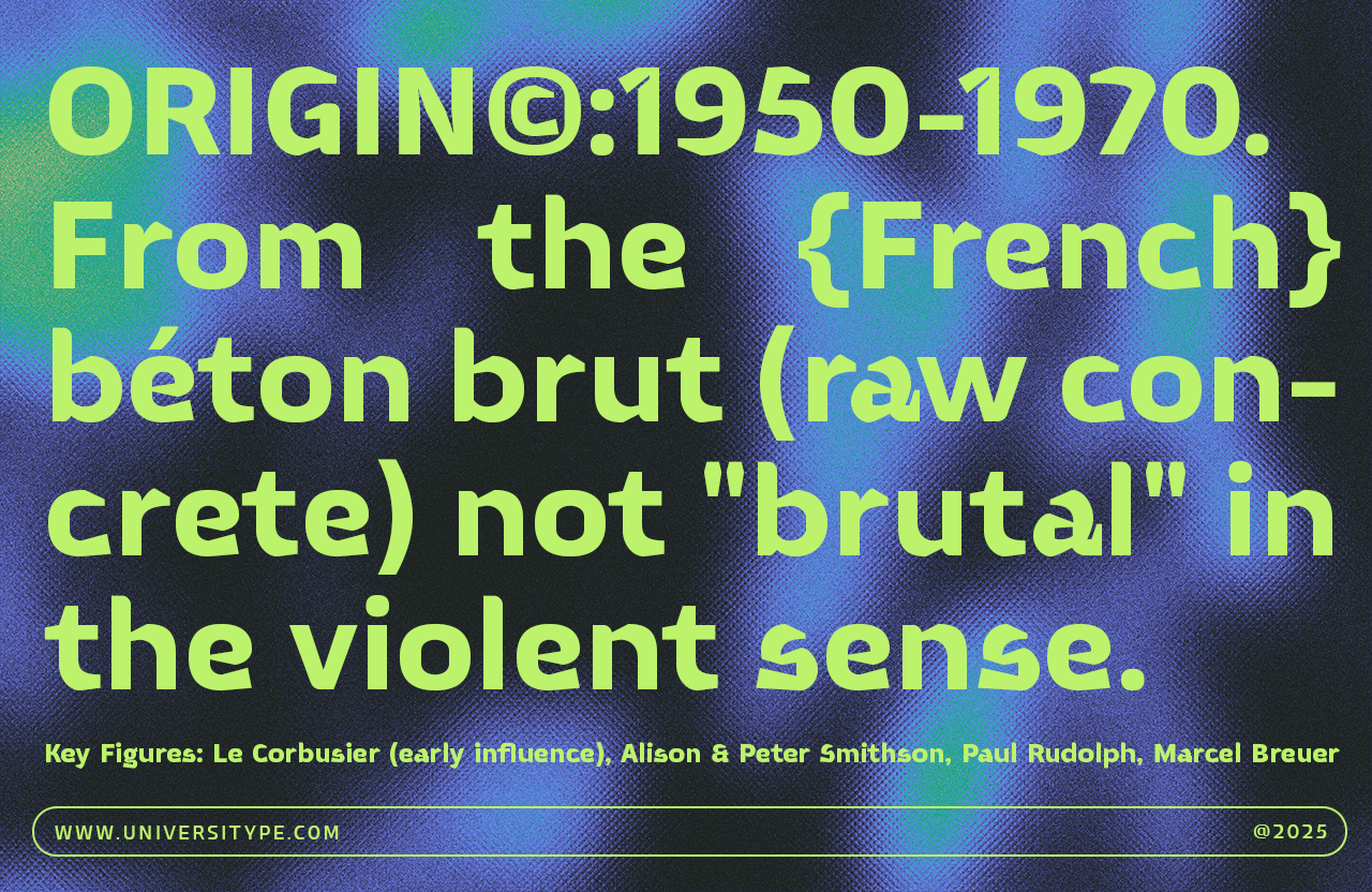 UT Nerotals – A Typeface Inspired by Contemporary Sculpture