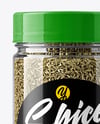 Plastic Spice Jar with Thyme Mockup