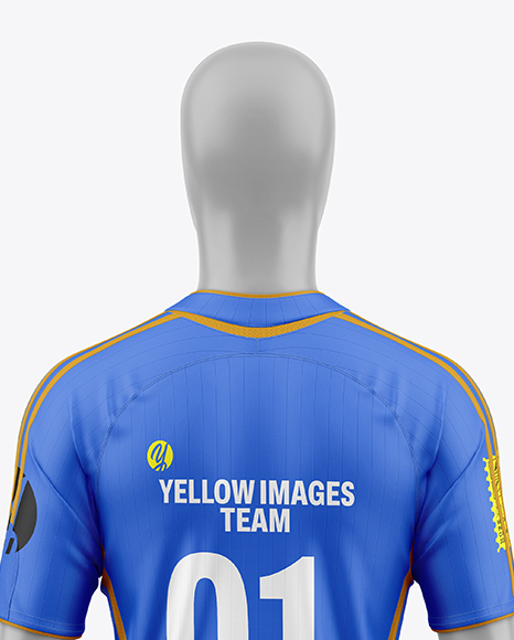 Full Soccer Kit w/ Mannequin Mockup - Back View