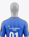 Full Soccer Kit w/ Mannequin Mockup - Back View