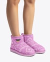 Pair of UGG Boots on Woman's Legs Mockup