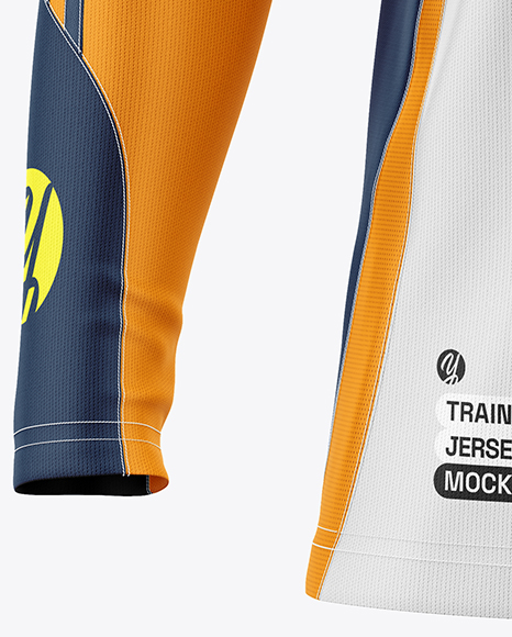 Training Long Sleeve Jersey Mockup - Front View