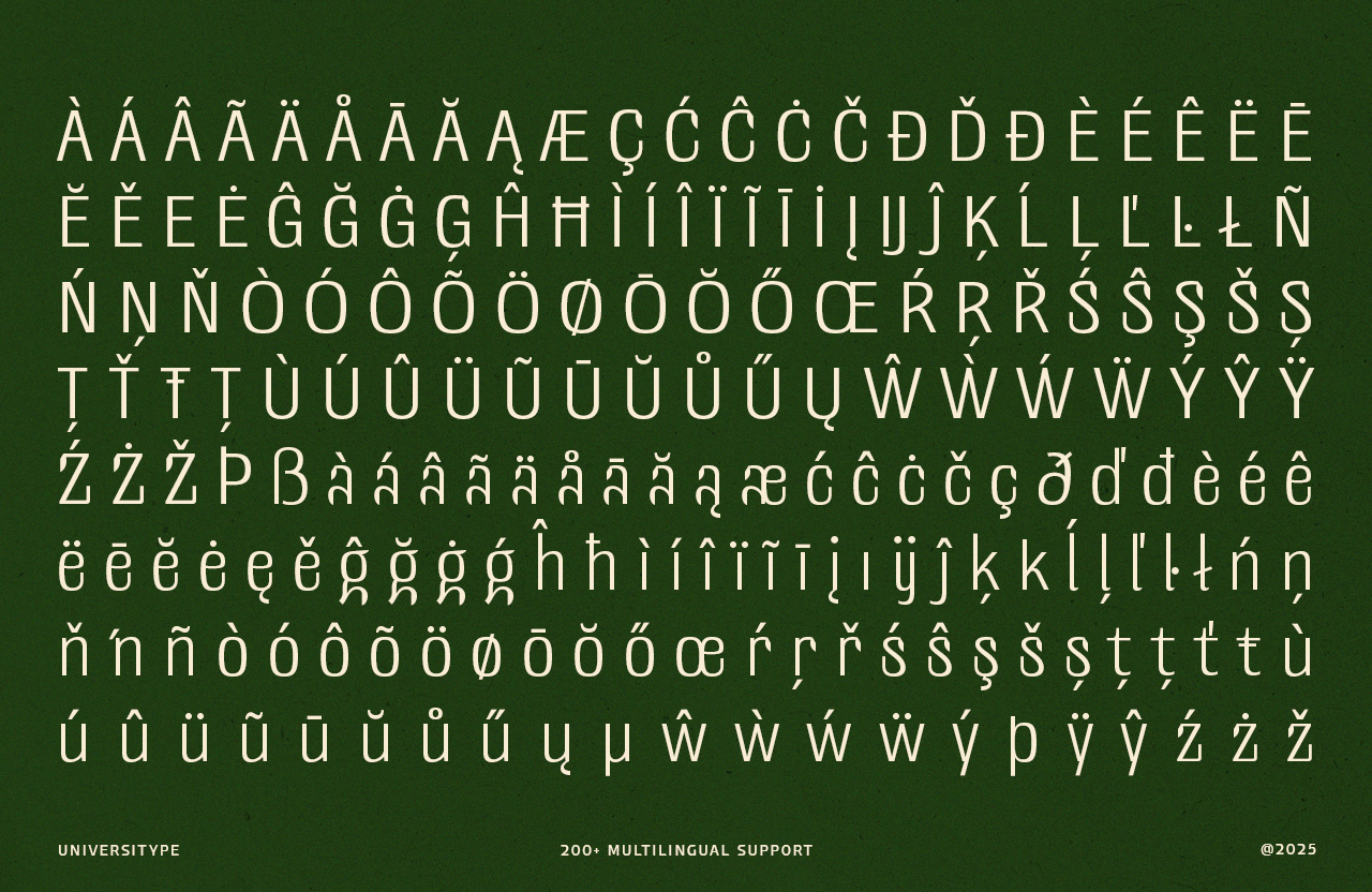 UT Doangs - An Ornament Display Font