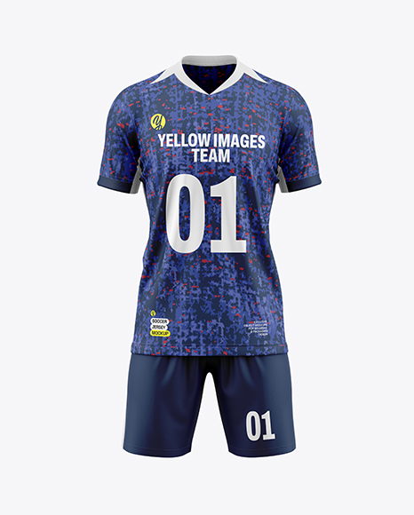 Soccer Kit Mockup - Front View