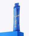 Metallic Stick Sachet Mockup