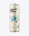 550ml Matte Aluminium Drink Can Mockup