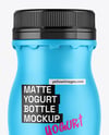 Matte Yogurt Bottle Mockup