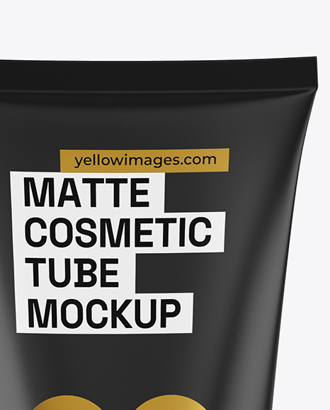 Matte Cosmetic Tube Mockup