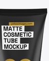 Matte Cosmetic Tube Mockup