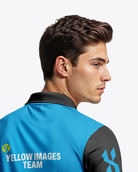 Man Wearing Tennis Uniform Mockup