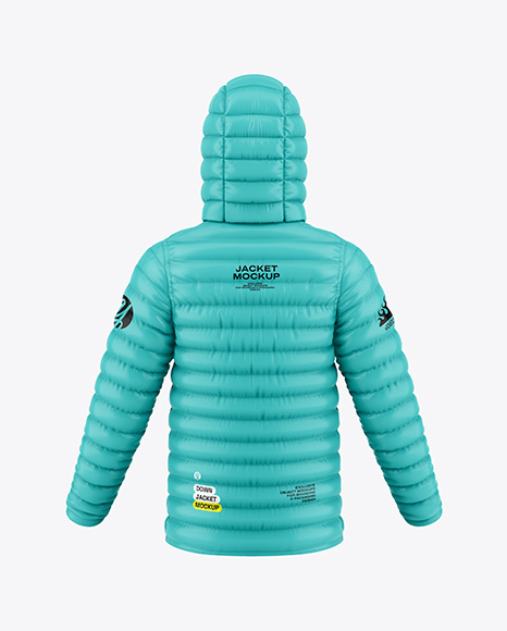 Glossy Down Jacket Mockup