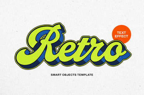 Retro Comic Text Effect - Layer styles
