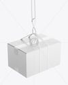 Cardboard Box with Lifting Slings Mockup
