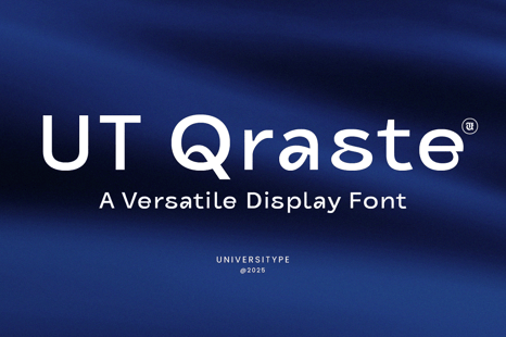 UT Qraste - A Versatile Display Font