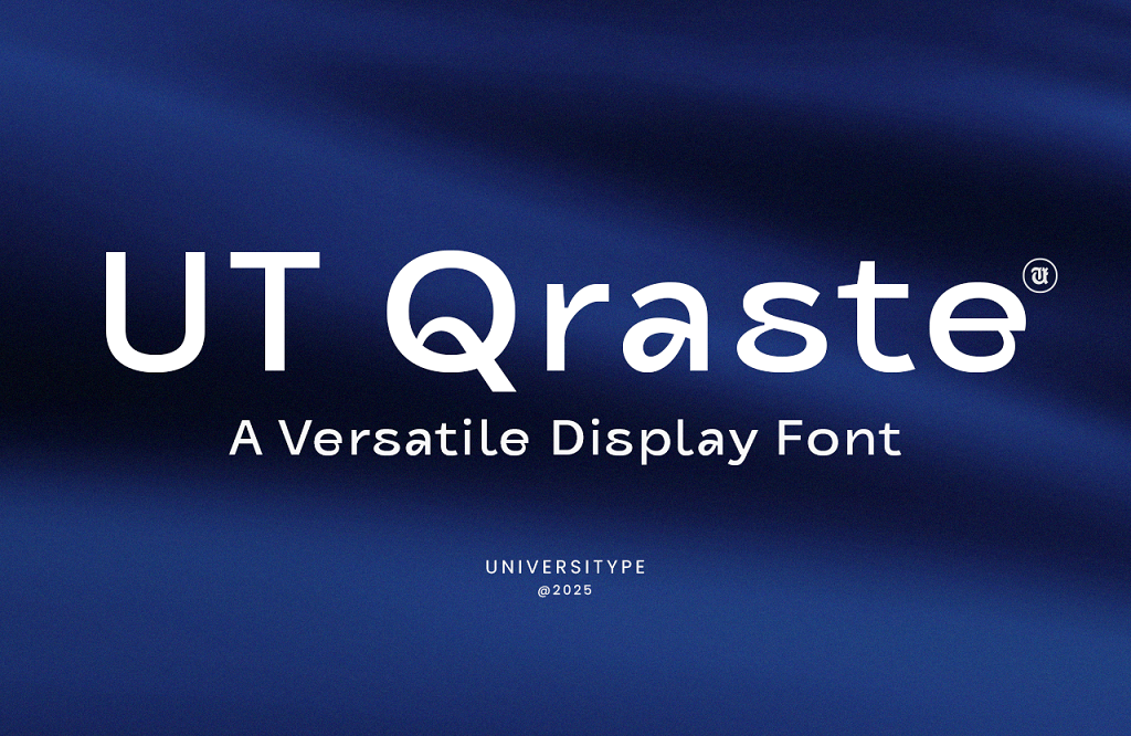 UT Qraste - A Versatile Display Font