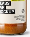 Glass Jar with Meat Ragu Mockup