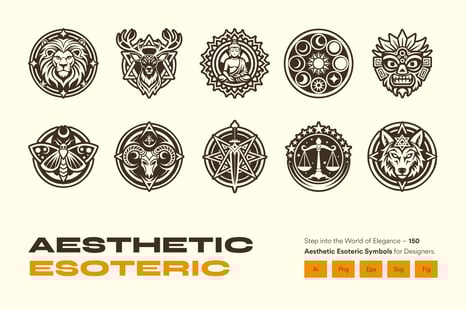 Aesthetic Esoteric Symbols - Graphics