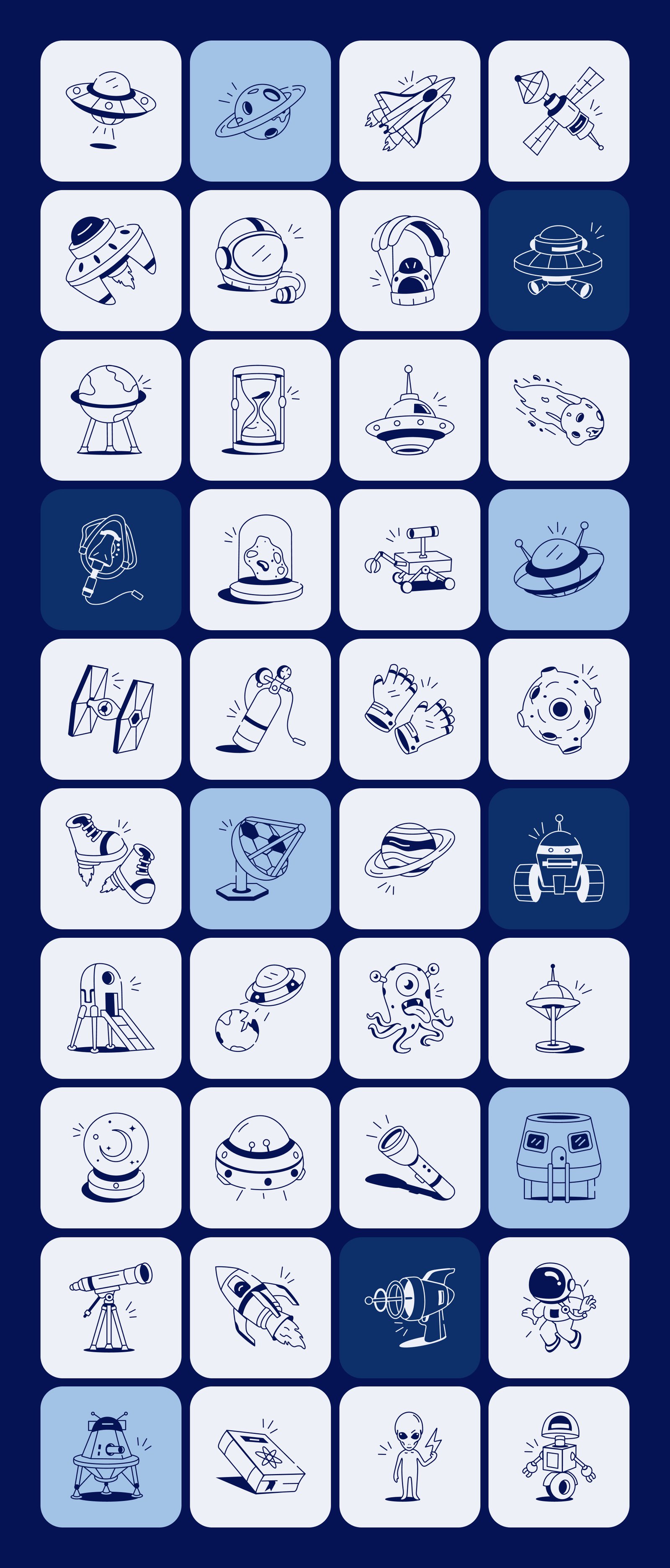 Space Drawing Art Set