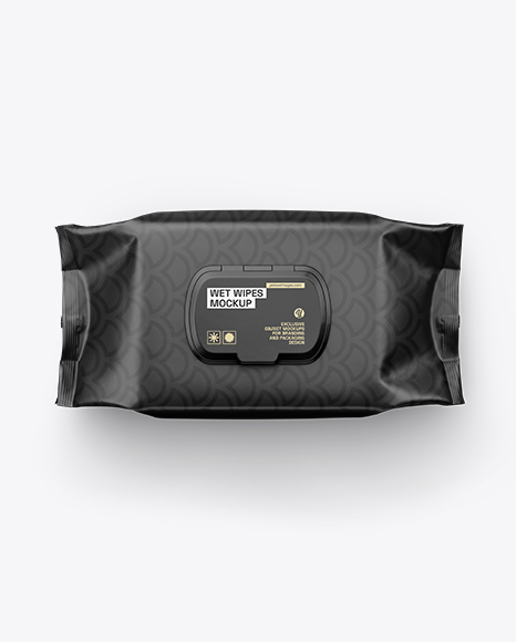 Matte Wet Wipes Pack Mockup - PSD Mockups