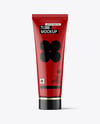 Glossy Cosmetic Tube with Box Mockup