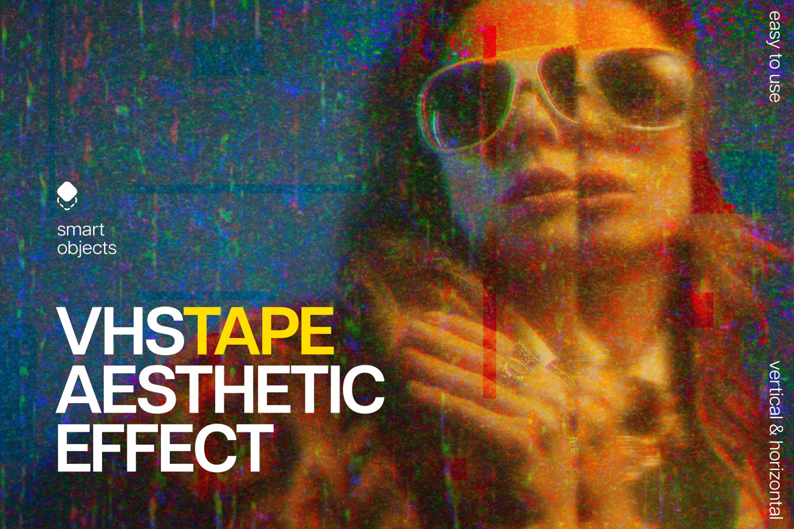 VHS Aesthetic Photo Effect