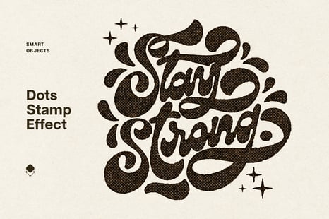 Craft Dots Stamp Effect - Layer styles