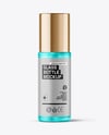 Frosted Cosmetic Bottle with Pump Mockup