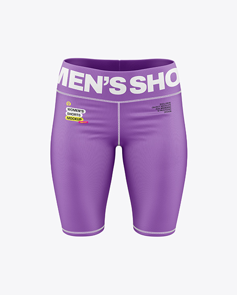 Women’s Shorts Mockup - Front View