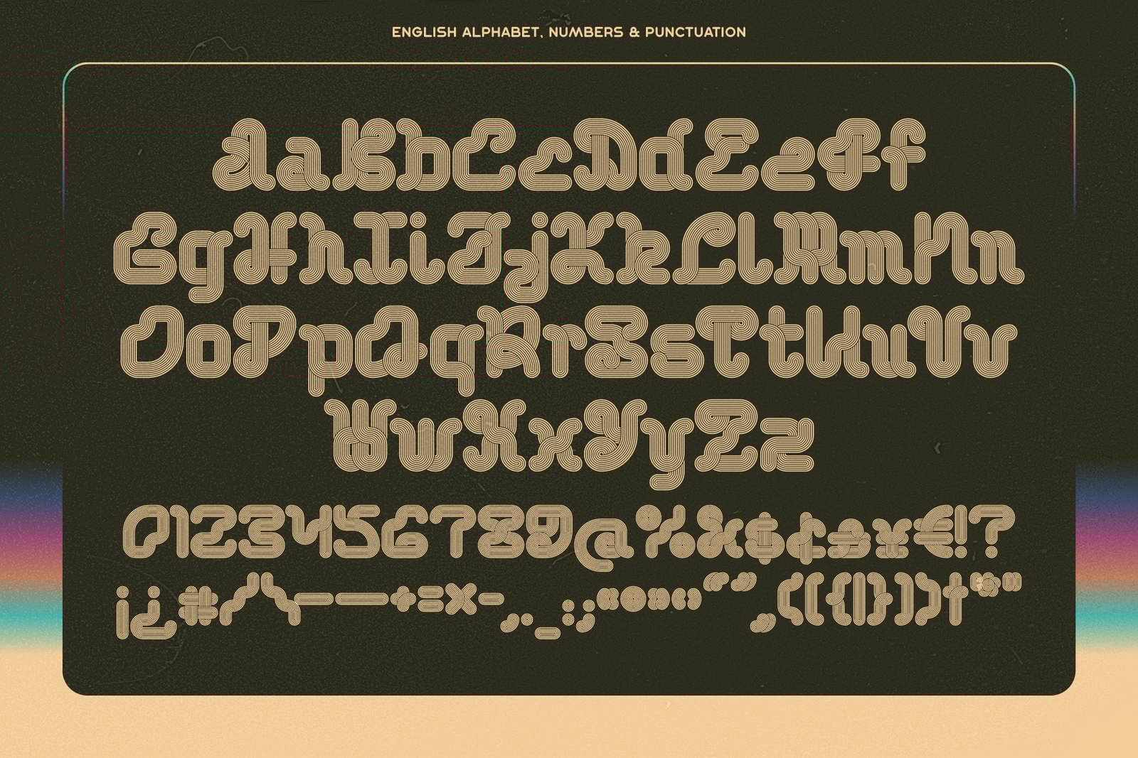 Turboline Vintage Font