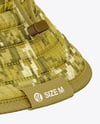Ripstop Bucket Hat Mockup - Back Half Side View