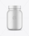 Matte Protein Jar Mockup