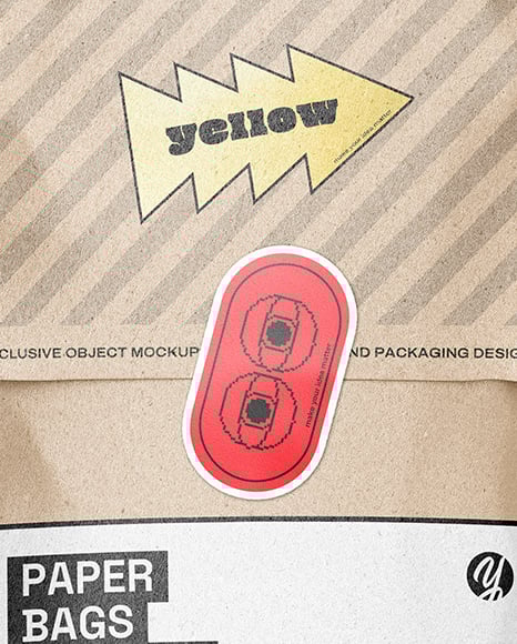 Kraft Paper Mailing Bag Mockup