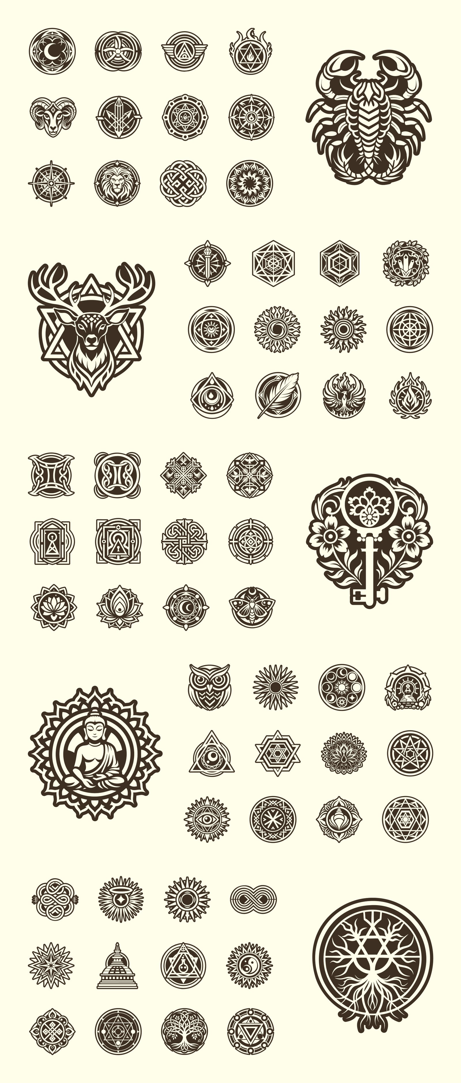 Aesthetic Esoteric Symbols