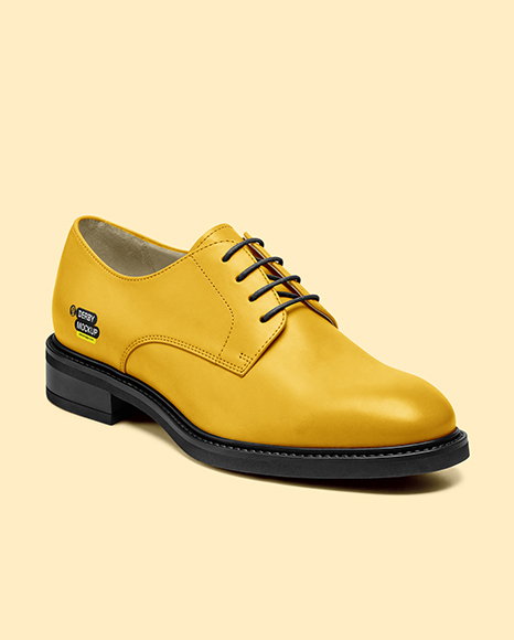 Women's Derby Shoe Mockup