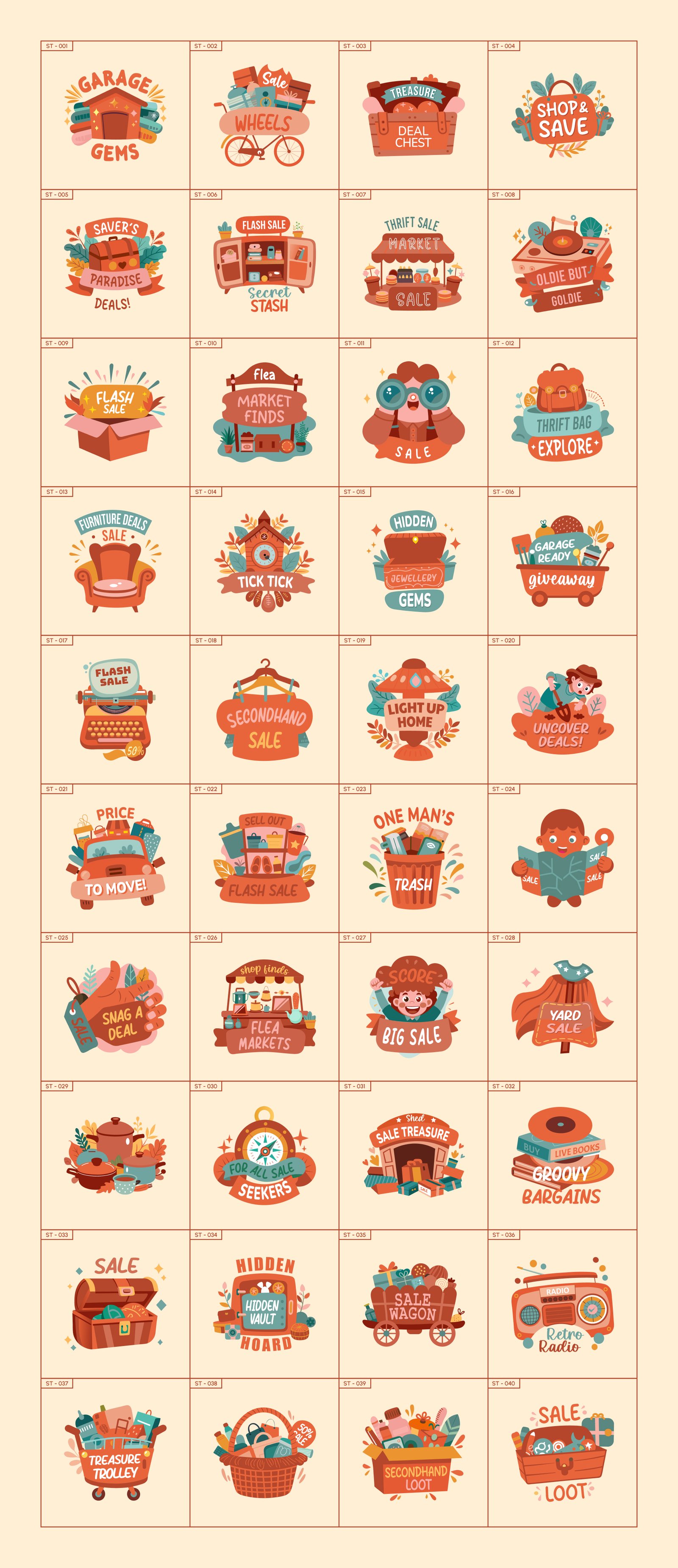 Garage Sale Stickers
