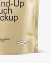Kraft Stand-Up Pouch Mockup