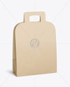 Kraft Paper Bottle Carrier Mockup