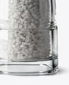 Coarse Sea Salt Jar with Grinder Mockup