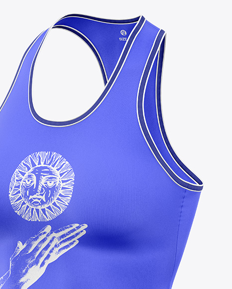 Women's Tank Top Mockup - Half Side View