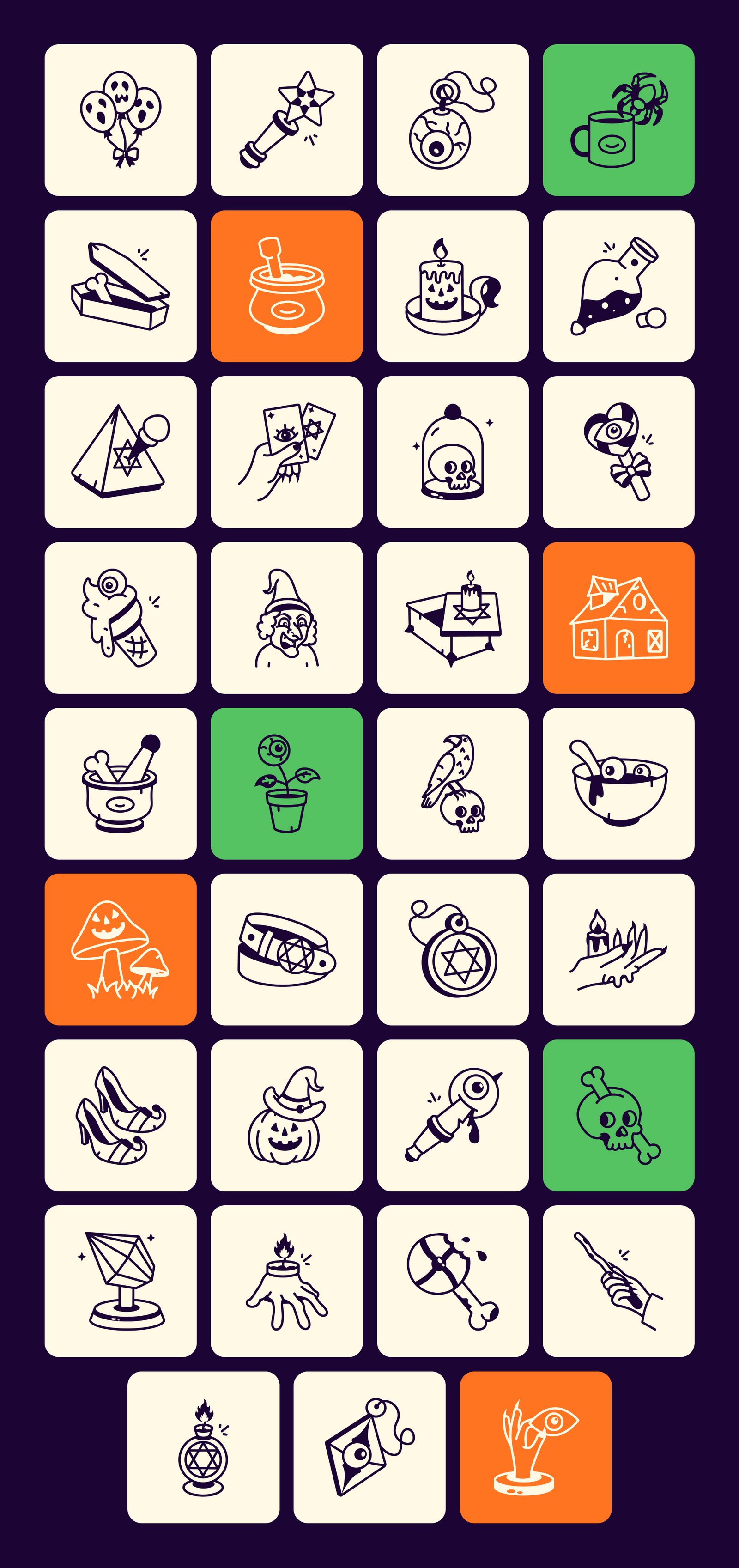 Witchy Doodle Art Set