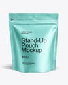 Metallic Stand-up Pouch Mockup