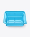 Glossy Plastic Food Container Mockup