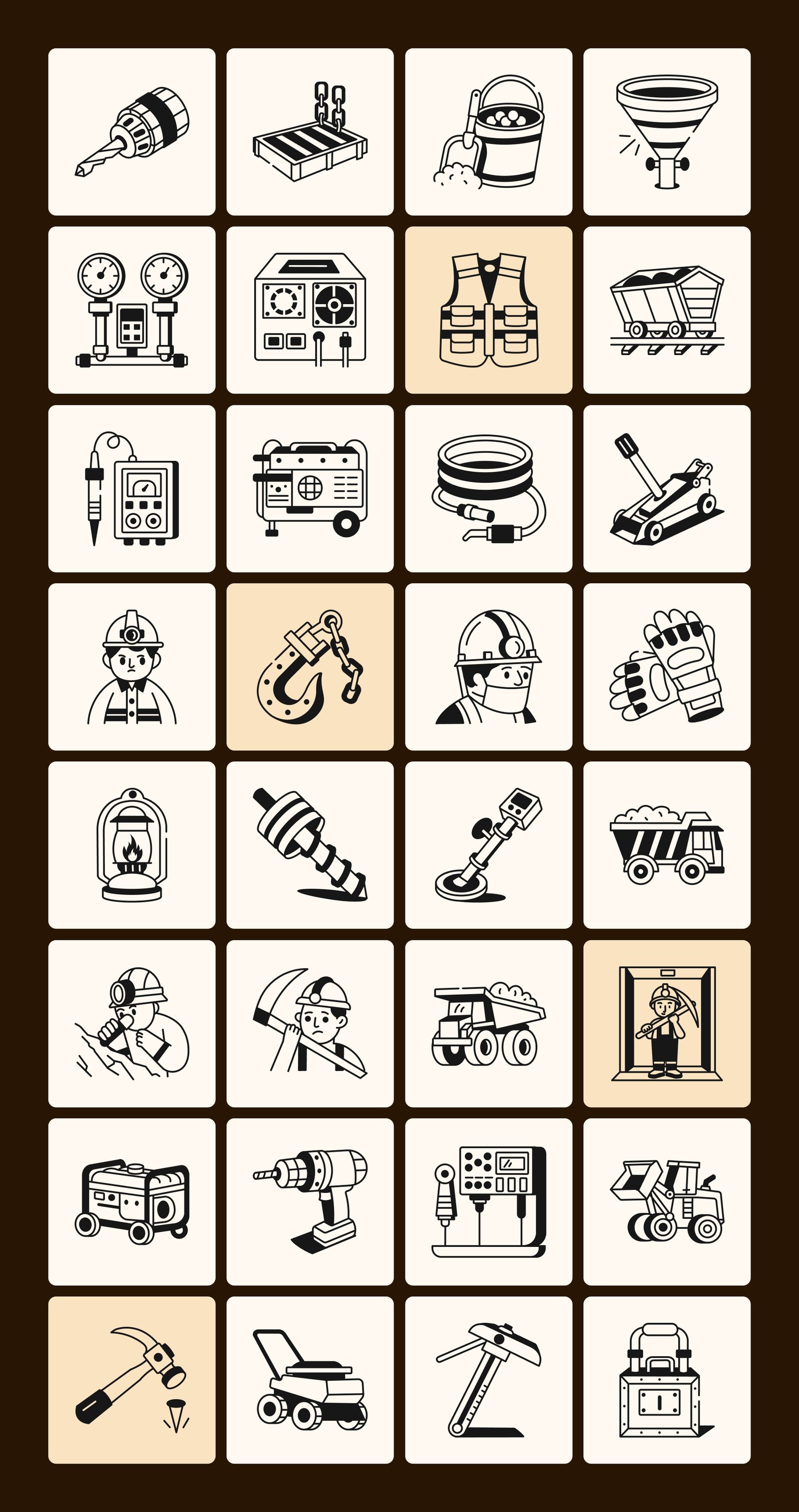 Coal Mine Industry Drawing