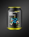237ml Matte Aluminium Drink Can Mockup