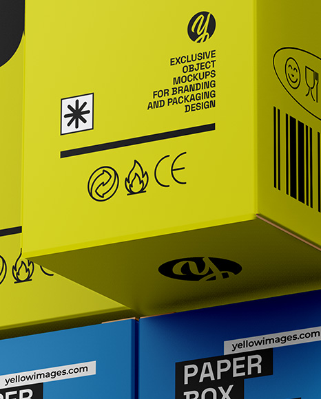 Paper Boxes Mockup