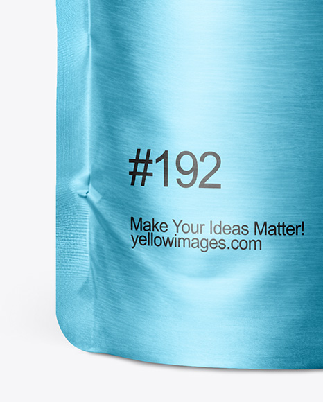 Metallic Doy Pack Mockup