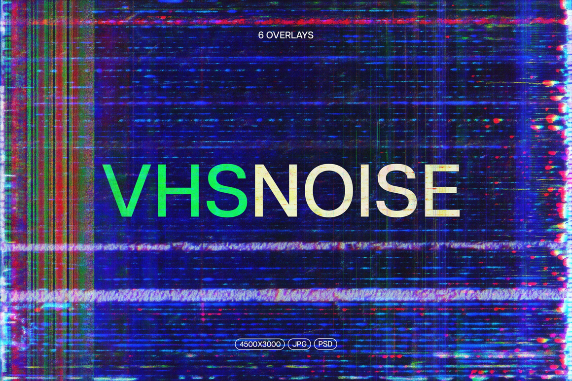 VHS Noise Overlay Textures